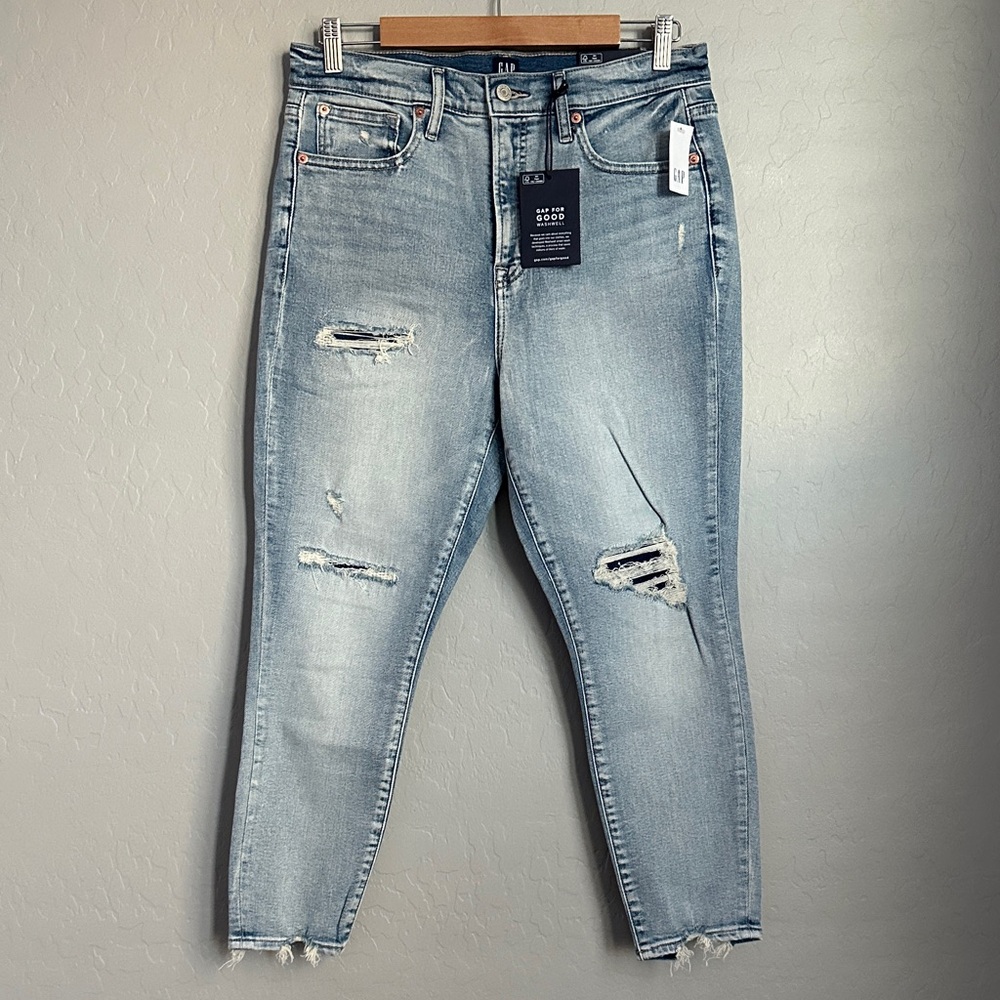 GAP High Rise True Skinny Ankle Jeans